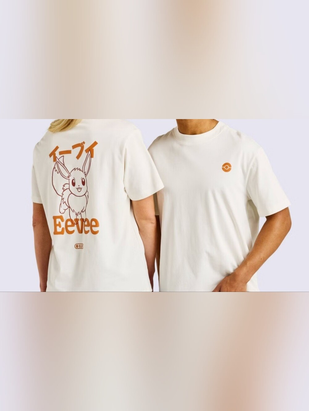 Pokemon Evee Adult Trainer Shirt - White - Picture 5 of 5